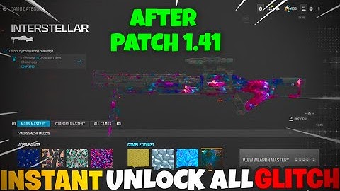 (NEW) BEST WORKING *INSTANT* UNLOCK ALL GLITCH IN MW3/WARZONE! GET ANYTHING FREE AFTER PATCH 1.41!
