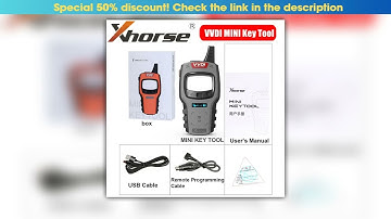 Xhorse VVDI MINI Key Tool Remote Programmer Free With Renew Cable Global Version