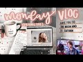 *productive* monday vlog! | plan my week w/ me, coffee montage, to-do list, homework, class & more