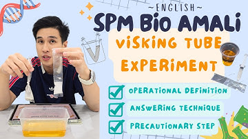 SPM BIO AMALI 2025 - Visking Tube Experiment  | Answering Technique
