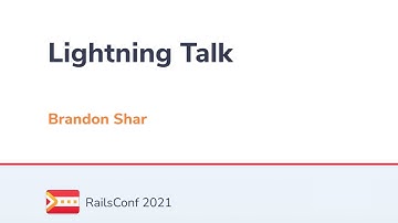 Lightning Talks: Brandon Shar