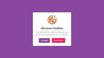 Cookie Consent Design Using HTML CSS And JS