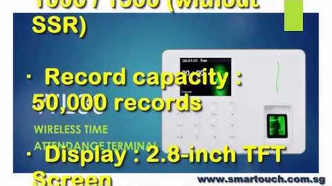 Biometric Fingerprint Machine WL30 Features Integrated with Malaysia Payroll for Payslip