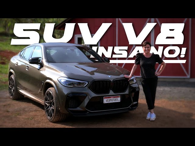 Video: BMW X6 M Competition 2022 - SUV CUPÉ ESPORTIVO COM 625 CV BITURBO FAZ 0 A 100 KM/H EM 3,8 SEGUNDOS!