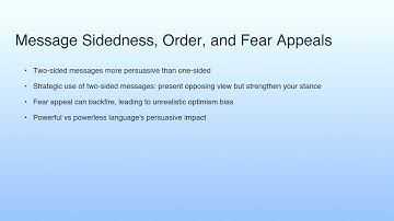 Medium Summary | Lecture 33: The Art of Persuasion - II