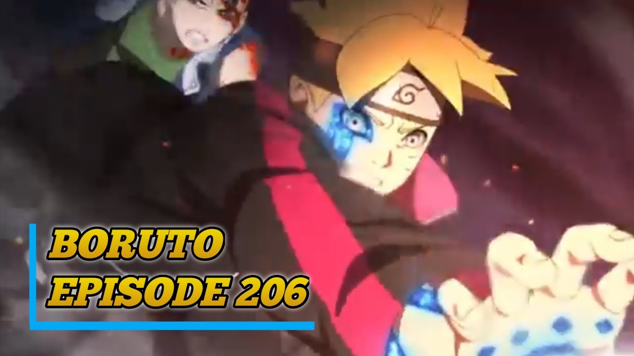 BORUTO Episode 206 Sub Indo (Cerita Lengkap) || Boro Digeprek Kawaki Dan Team 7 FULL