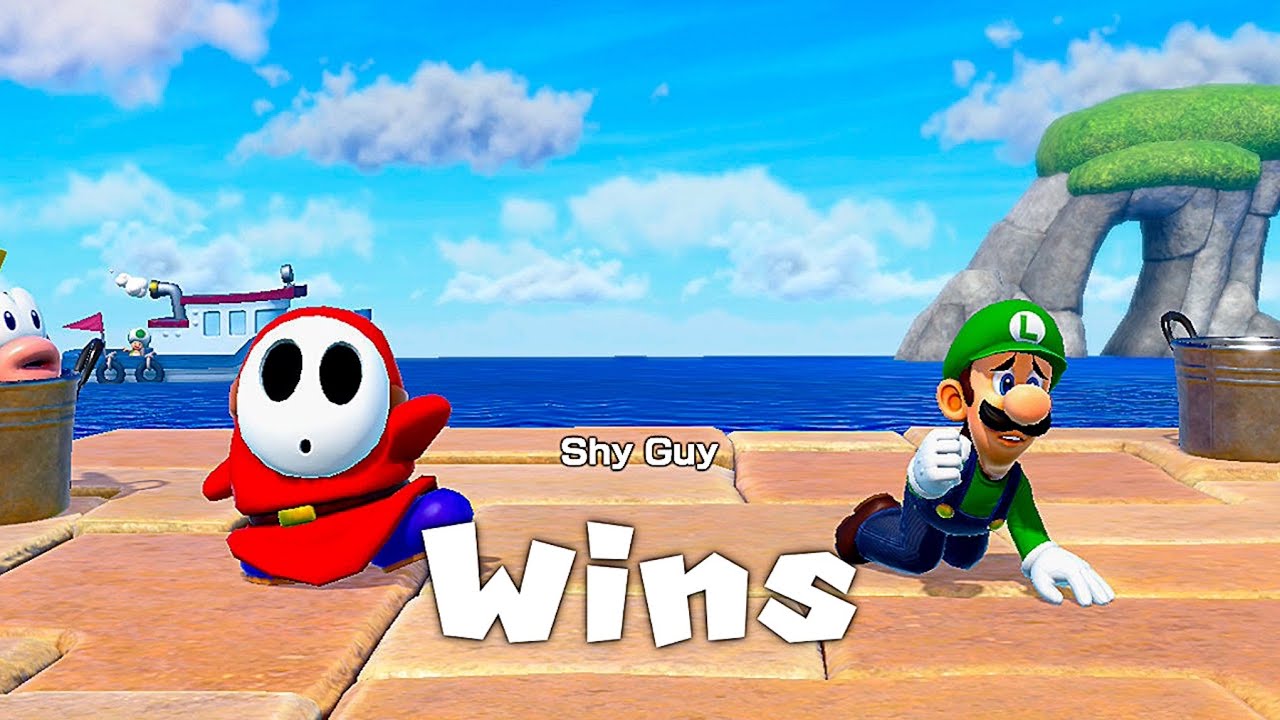 SHY GUY WINS BY DOING ABSOLUTELY NOTHING - SUPER MARIO PARTY JAMBOREE ...