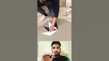 the most beautiful 3D design tile #tiles #tiledesign #3dflooring #3dtiles #shortsfeed #shorts