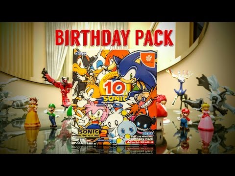 Sonic Adventure 2 Birthday Pack 10th Anniversary edition Unboxing