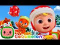 JJ and Boba Spread The Christmas Joy 🧑‍🎄 CoComelon Animal Time | Nursery Rhymes and Kids Songs