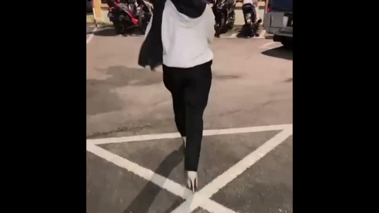 Malaysian Girl FALLS in high heels on the street Candid Video YouTube