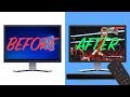 How to turn a computer monitor into a tv