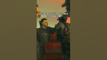 Michael Myers finishing moves👻🎃 #warzone #mw3 #michaelmyers#halloween #cod