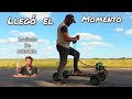 Skate Motorizado (Probando otro PROYECTO) Made in Uruguay 😂🇺🇾🇺🇾🇺🇾