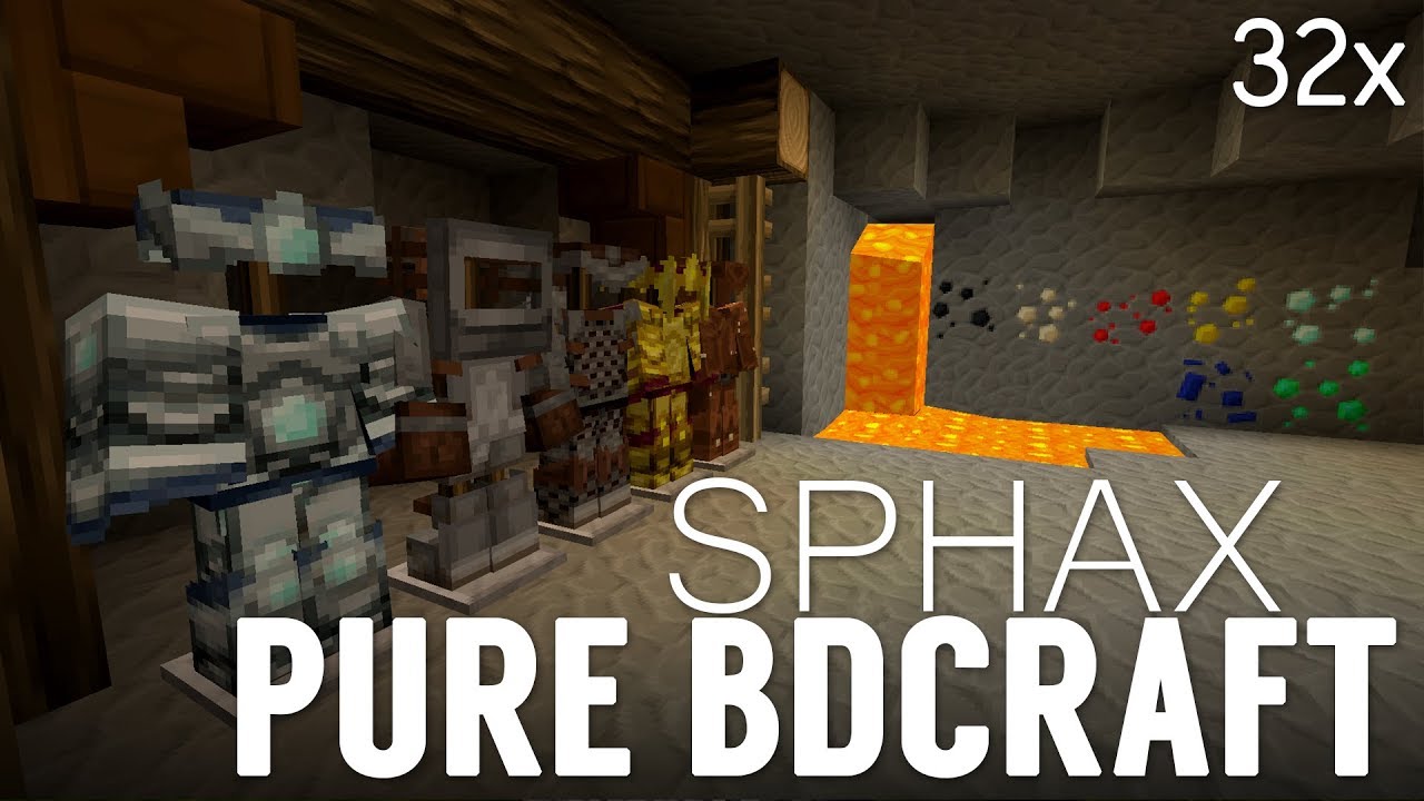 Sphax Purebdcraft 32x 1122 Minecraft Resource Pack Youtube 