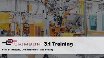 Crimson 3.1 Training - Integers, Decimal Points, and Scaling