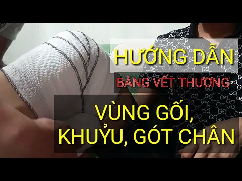 Video Hướng dẫn băng vết thương Vùng Gối, Khuỷu, Gót Chân |... - YouTube