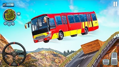 Impossible Bus Stunt Racing 2024 - Mega Ramp Driving Simulator 3D - Android Gameplay