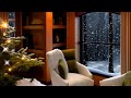 Relaxing Christmas Music/ Cozy Winter Ambience / Snow for Sleep &amp; Relaxation