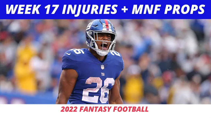 2022 Week 17 Injury Report, RB Snap Shares + Usage...