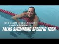 Swimming specific yoga testimonial  andrea schwartz  1996 olympic games finalist