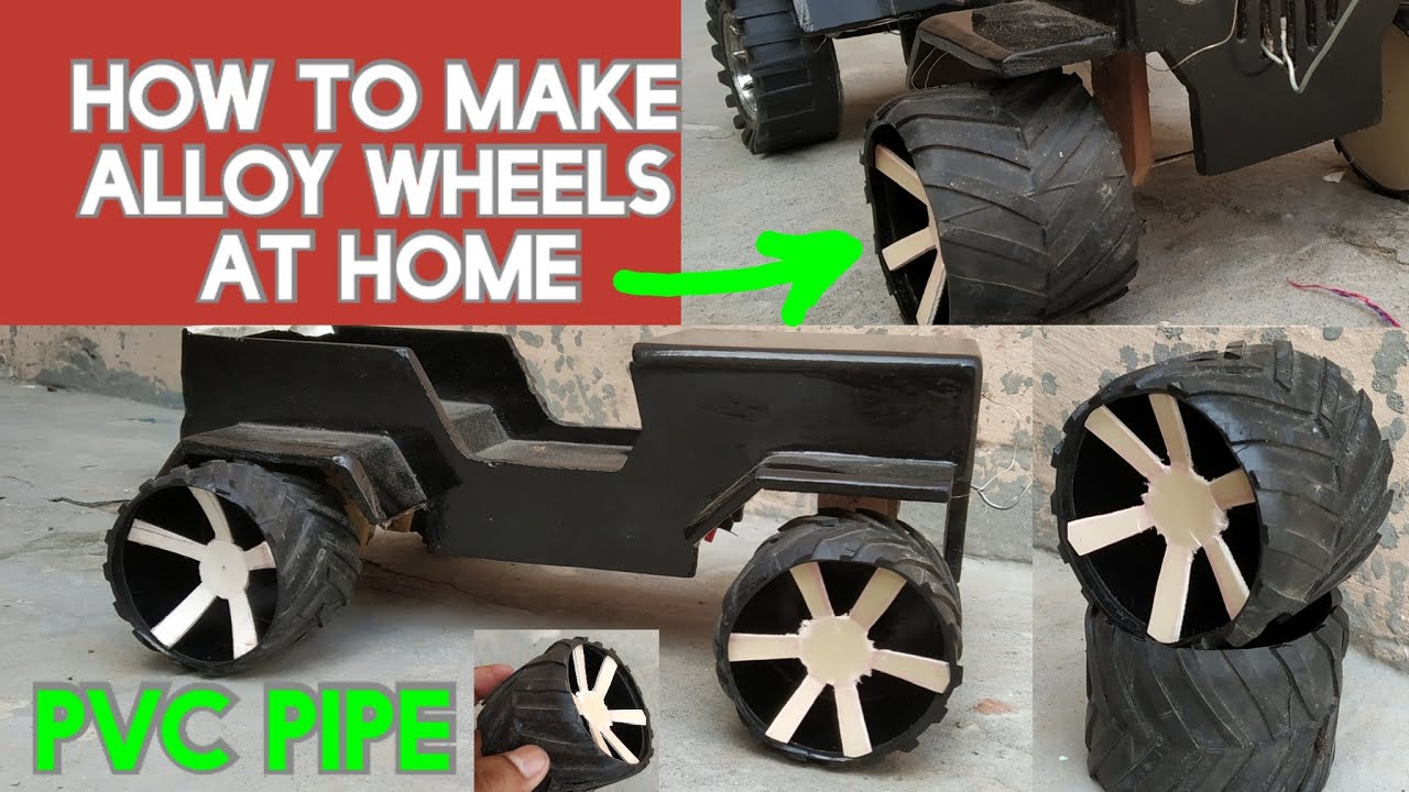 How to make alloy wheels at home DIY YouTube