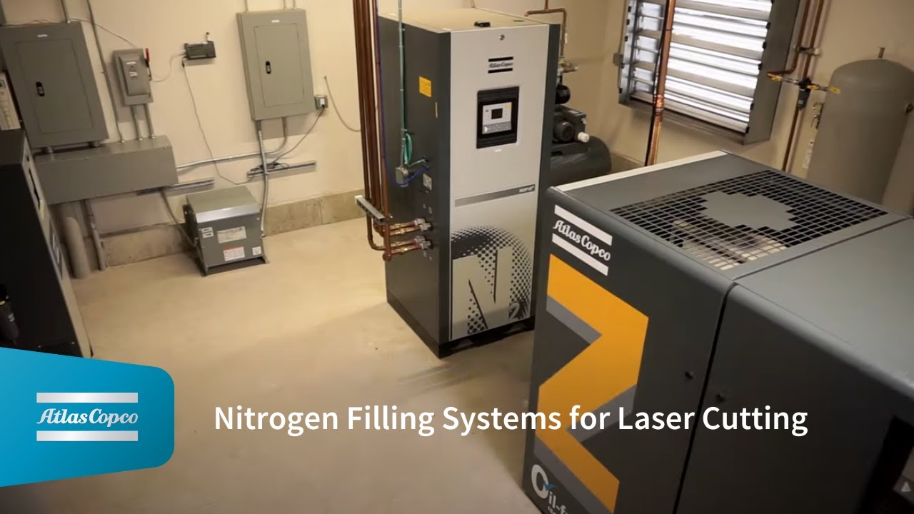 Atlas Copco Compressors | Nitrogen Filling Systems for Laser Cutting ...