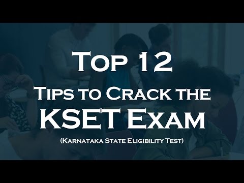 Top 12 Tips to Crack the KSET Exam