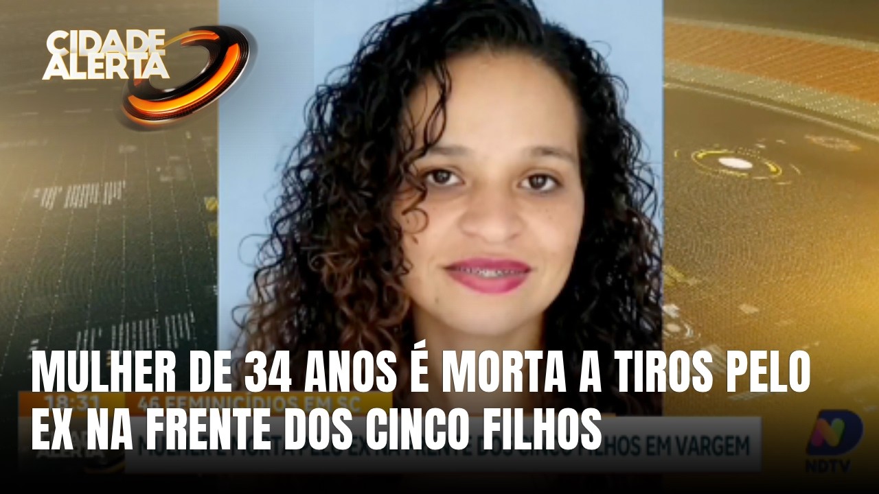 Mulher de 34 anos é morta a tiros pelo ex-companheiro em Vargem