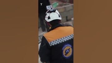 Moment building collapses in Turkey after earthquake