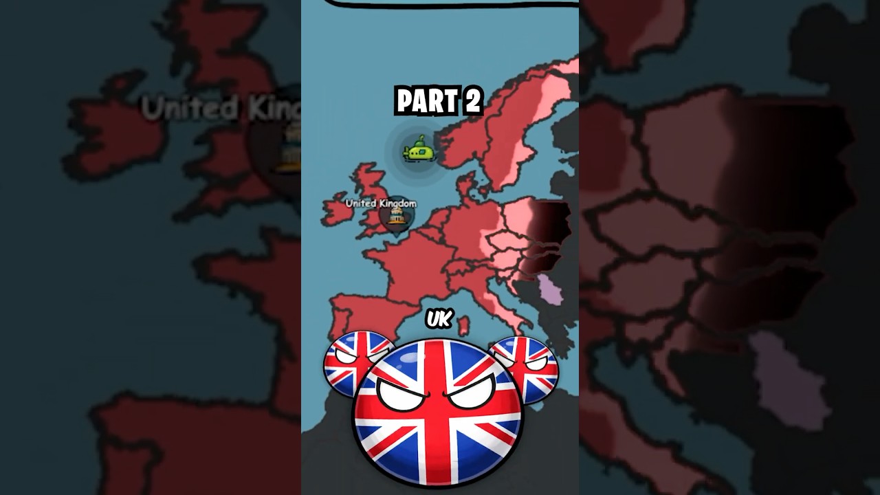 What If the UK 🇬🇧 Won Every War? (PART 2) #countryballs