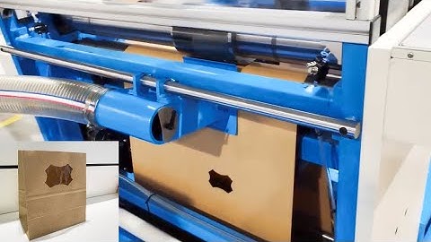 Window bag/Toast bag/Bread bag/, B330 Square bottom Paper bag making machine with window function