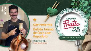 Batida Junina de Coco com Rapadura