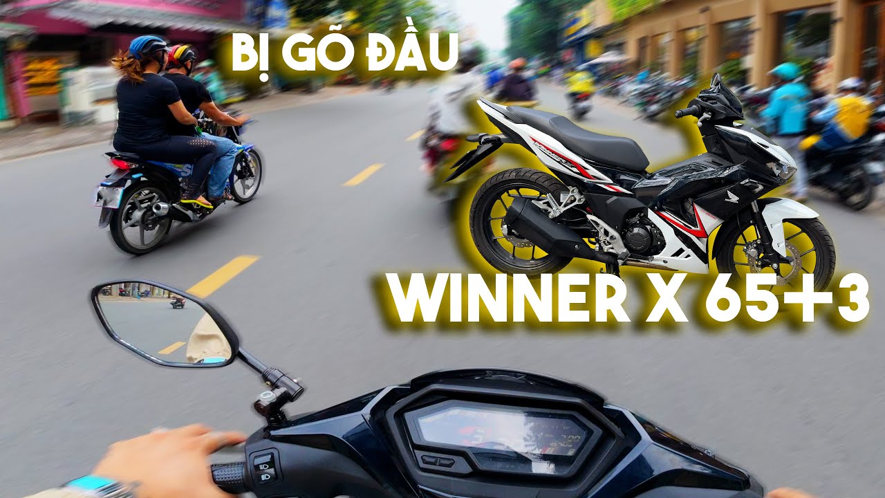 đang Rodai cục máy Winner V4 thì bị gõ ~ Honda Winner V4 65+3 