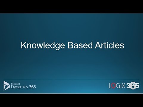 Day 9 - How to Create Knowledge Base Articles in Dynamics 365 Customer Service HUB