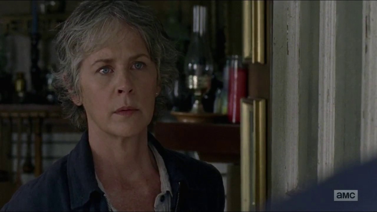 The Walking Dead 7x13 Morgan Tells Carol The Truth About Negan Ending Scene