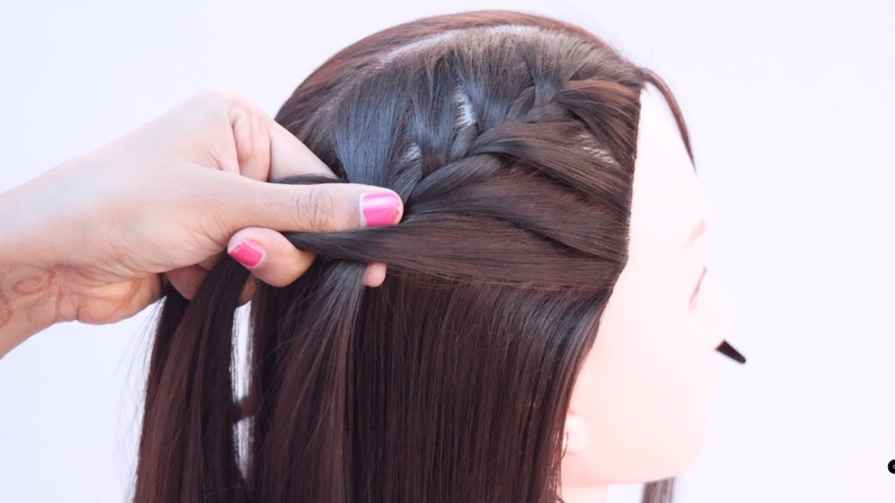 2 braids and high ponytail｜Carian TikTok