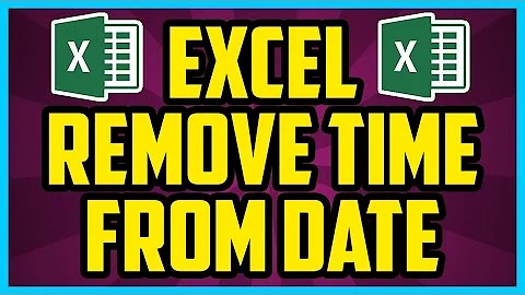 How To Remove Time From Date In Excel WORKING 2017 - Microsoft Excel Remove Timestamp From Date