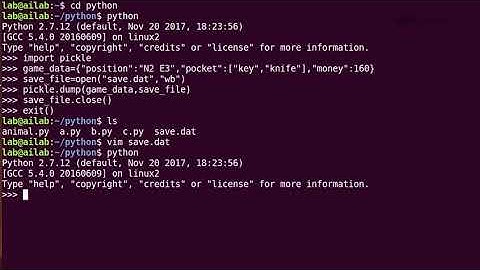 人工智能实践：第二讲python语法2 8文件操作