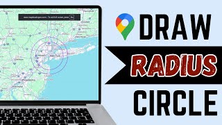 How to Draw a Radius Circle on Google Maps | Draw Radius Circle