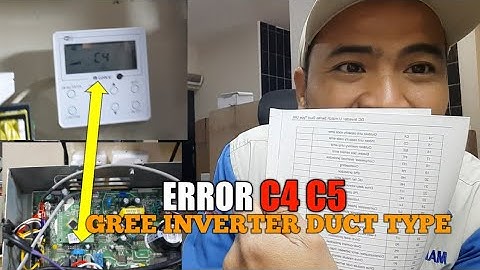 GREE ERROR C4 JUMPER CAP  OUTDOOR UNIT CAPACITY CODE 0505265874 HOW TO FIX ERROR C4