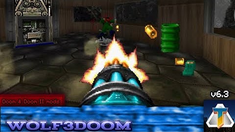 Wolf3Doom(Doom & Doom II mod) - Gameplay on Delta Touch 