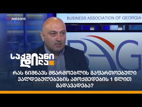 რას ნიშნავს მწარმოებლის გაფართოებული ვალდებულებების ამოქმედების 1 წლით გადავადება?