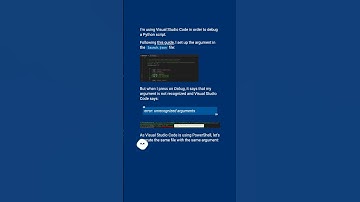 Visual Studio Code: How debug Python script with arguments #shorts