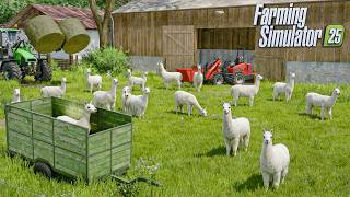 New EXCLUSIVE Animals on FS25 - Feeding, Cleaning and Production | Farming Simulator 25