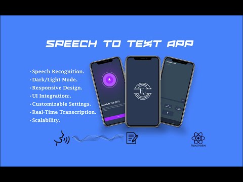Speech to text converter react-native