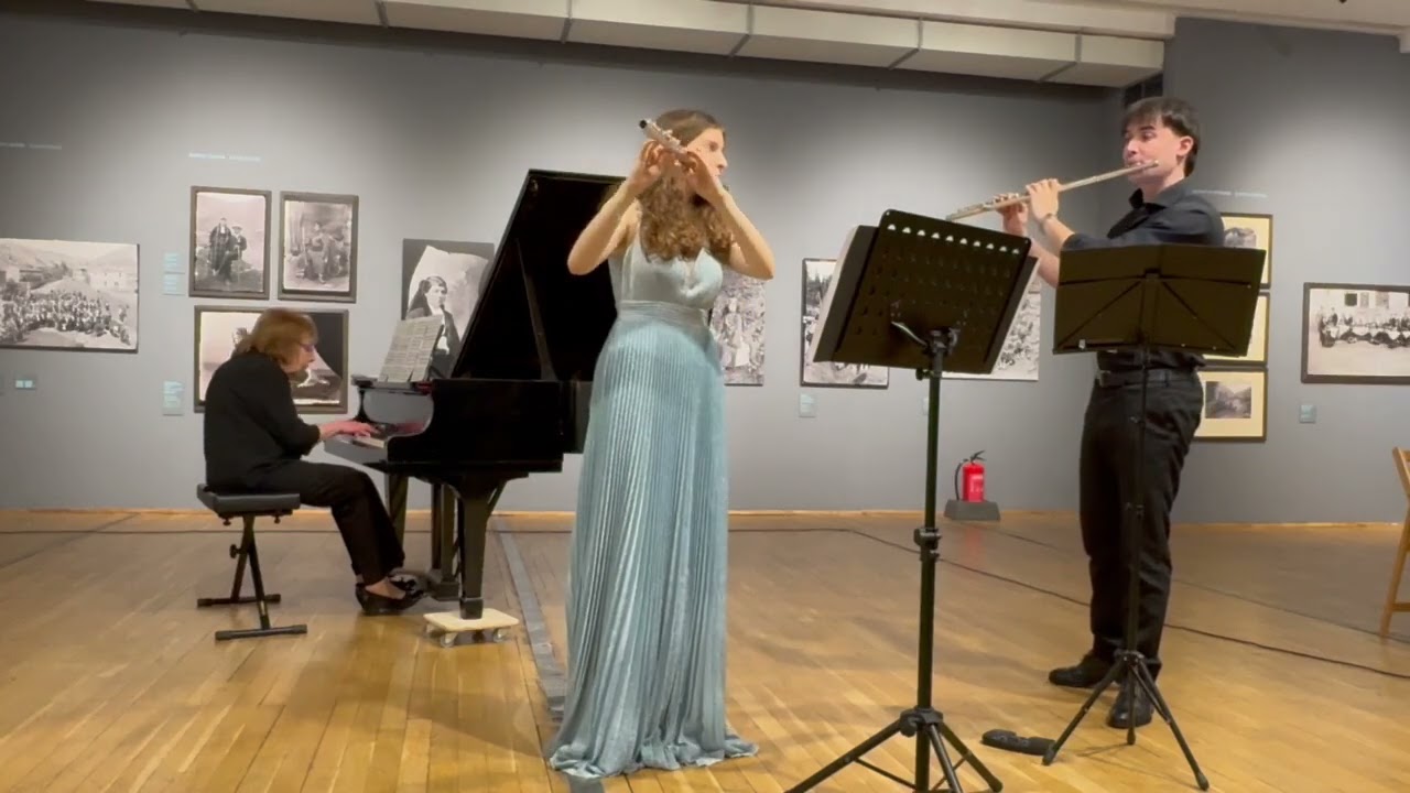 Sophia Ivanova & Pietro Nonnis, F. Doppler- Andante & Rondo for 2 flutes & piano, op.25