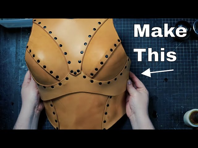 Arynia Breastplate Worbla Thermoplastic Fantasy Armour Corset