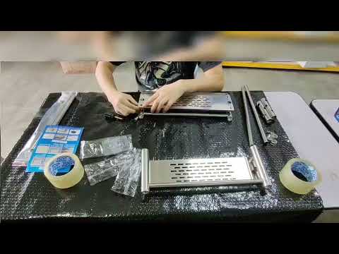 Homedoki Stainless Steel Bathroom Shelf / Towel Rack Installation video (Part A) with