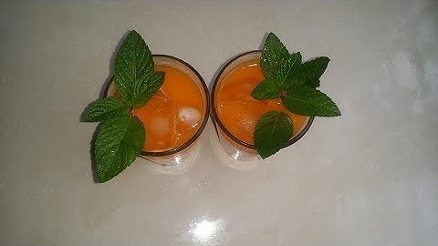 Cách làm nước ép cà rốt đẹp da đẹp dáng!